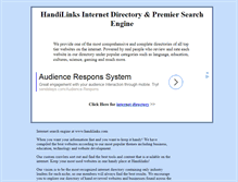 Tablet Screenshot of handilinks.com